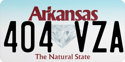 AR license plate 404VZA