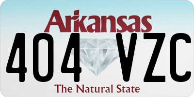 AR license plate 404VZC