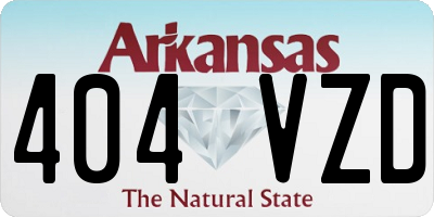 AR license plate 404VZD