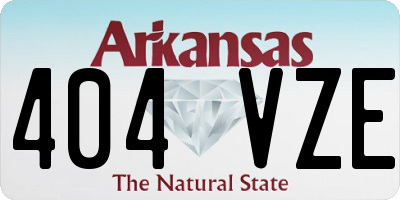 AR license plate 404VZE