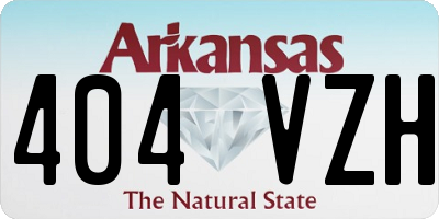 AR license plate 404VZH