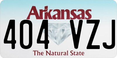 AR license plate 404VZJ