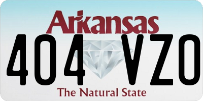 AR license plate 404VZO