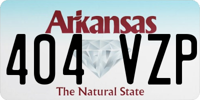 AR license plate 404VZP