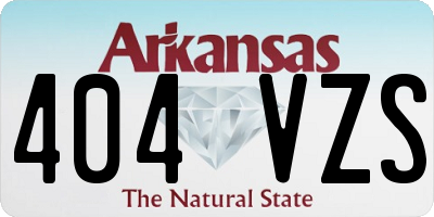 AR license plate 404VZS
