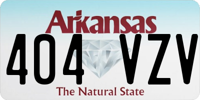 AR license plate 404VZV