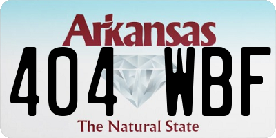 AR license plate 404WBF