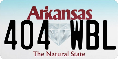 AR license plate 404WBL