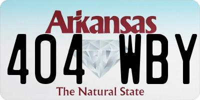 AR license plate 404WBY