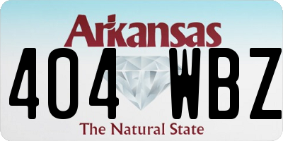 AR license plate 404WBZ