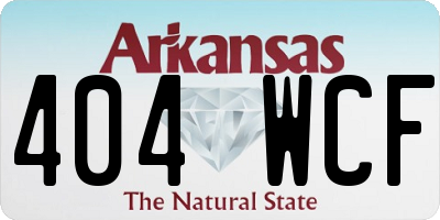 AR license plate 404WCF