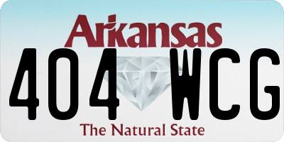 AR license plate 404WCG