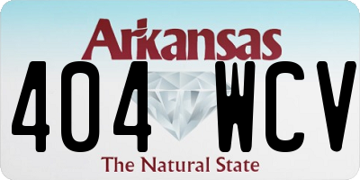 AR license plate 404WCV