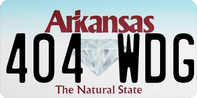 AR license plate 404WDG