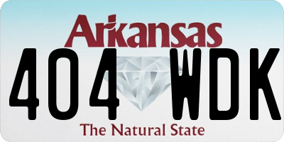 AR license plate 404WDK