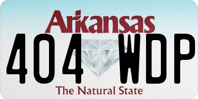 AR license plate 404WDP