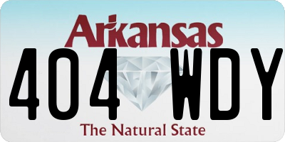 AR license plate 404WDY