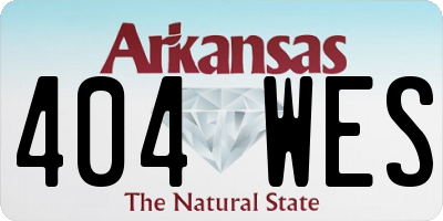 AR license plate 404WES