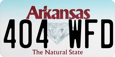 AR license plate 404WFD