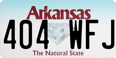 AR license plate 404WFJ