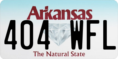 AR license plate 404WFL