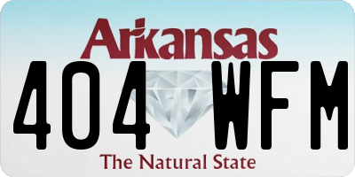 AR license plate 404WFM