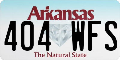AR license plate 404WFS
