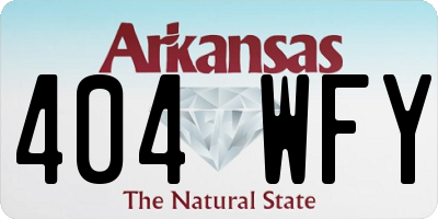 AR license plate 404WFY