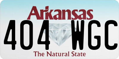 AR license plate 404WGC
