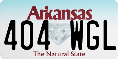 AR license plate 404WGL