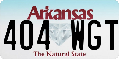 AR license plate 404WGT