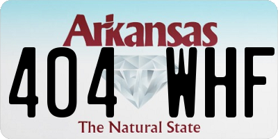 AR license plate 404WHF