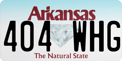 AR license plate 404WHG