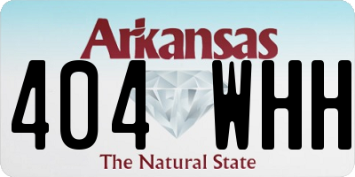 AR license plate 404WHH
