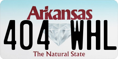 AR license plate 404WHL