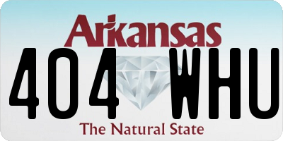 AR license plate 404WHU