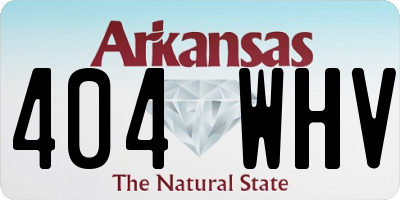 AR license plate 404WHV