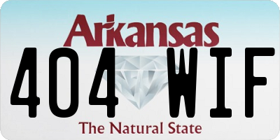 AR license plate 404WIF