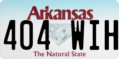 AR license plate 404WIH