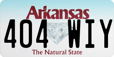 AR license plate 404WIY