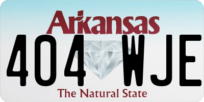 AR license plate 404WJE