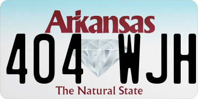 AR license plate 404WJH