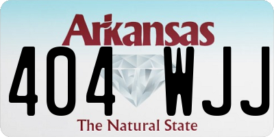 AR license plate 404WJJ