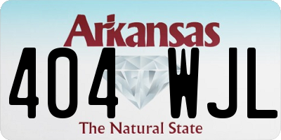 AR license plate 404WJL