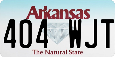 AR license plate 404WJT