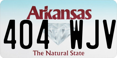 AR license plate 404WJV