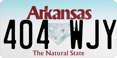 AR license plate 404WJY