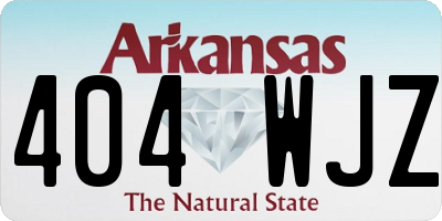 AR license plate 404WJZ