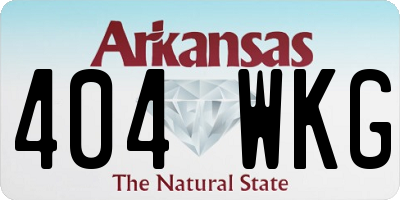 AR license plate 404WKG