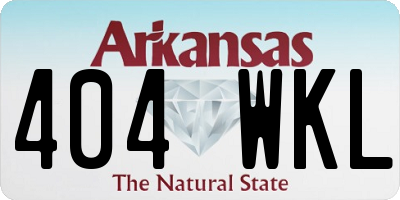 AR license plate 404WKL